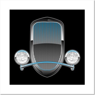 1930s Style Hot Rod Car Grill Posters and Art